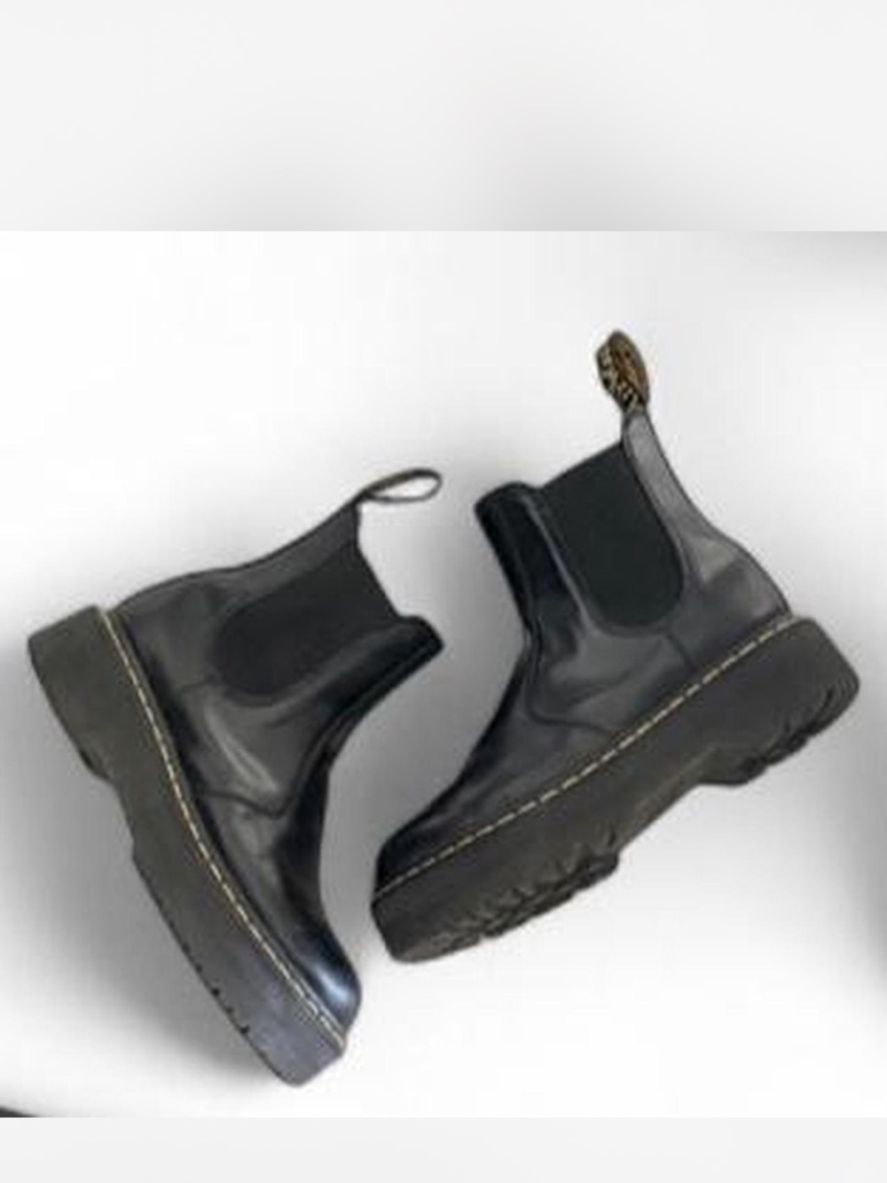 Dr. Marten platform Black quadC 2976 Platform Boots - Women's - Picture 8 of 8